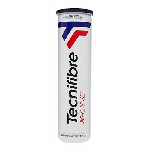 Tecnifibre X-One 4 мяча (пластиковая банка) — теннисные мячи, фото товара