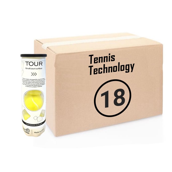 Tennis Tecnology Tennis Technology Tour 72 мяча (18 x 4) — теннисные мячи, фото товара