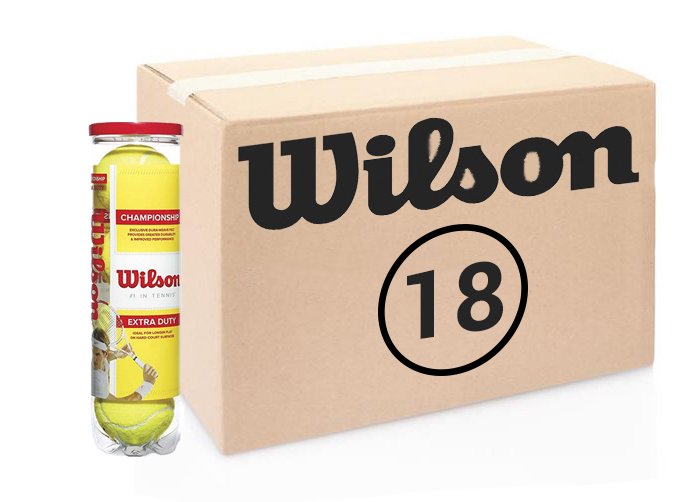 Wilson Championship 72 мяча (18 x 4) — теннисные мячи, фото товара