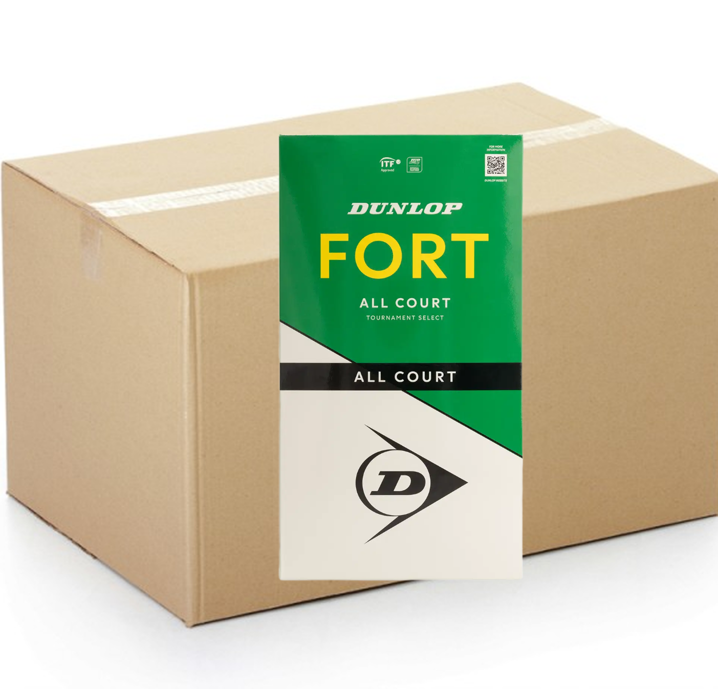Dunlop Fort All Court PET 2x4x9 — теннисные мячи, фото товара