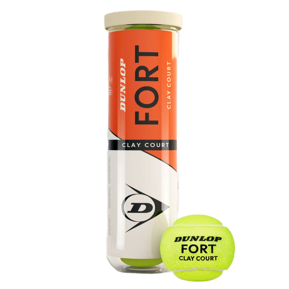 Dunlop Fort Clay Court PET 4B — теннисные мячи, фото товара