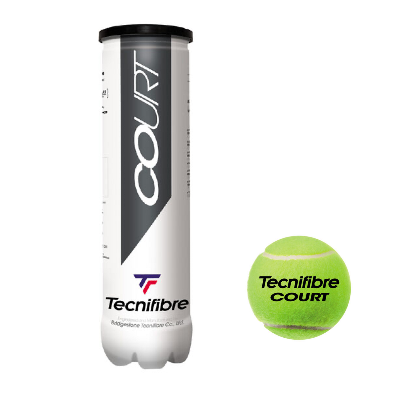 Tecnifibre Court 4B — теннисные мячи, фото товара