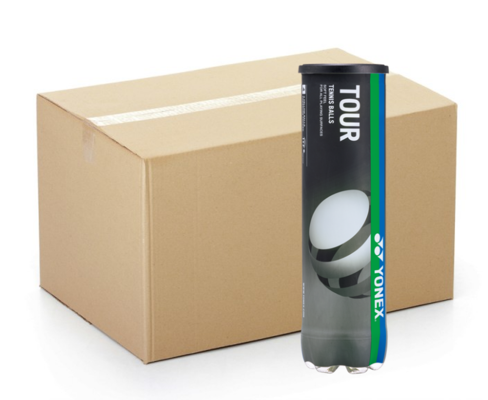 Yonex Tour 4x18 — теннисная ракетка Yonex Tour 4x18 — теннисные мячи, фото товара
