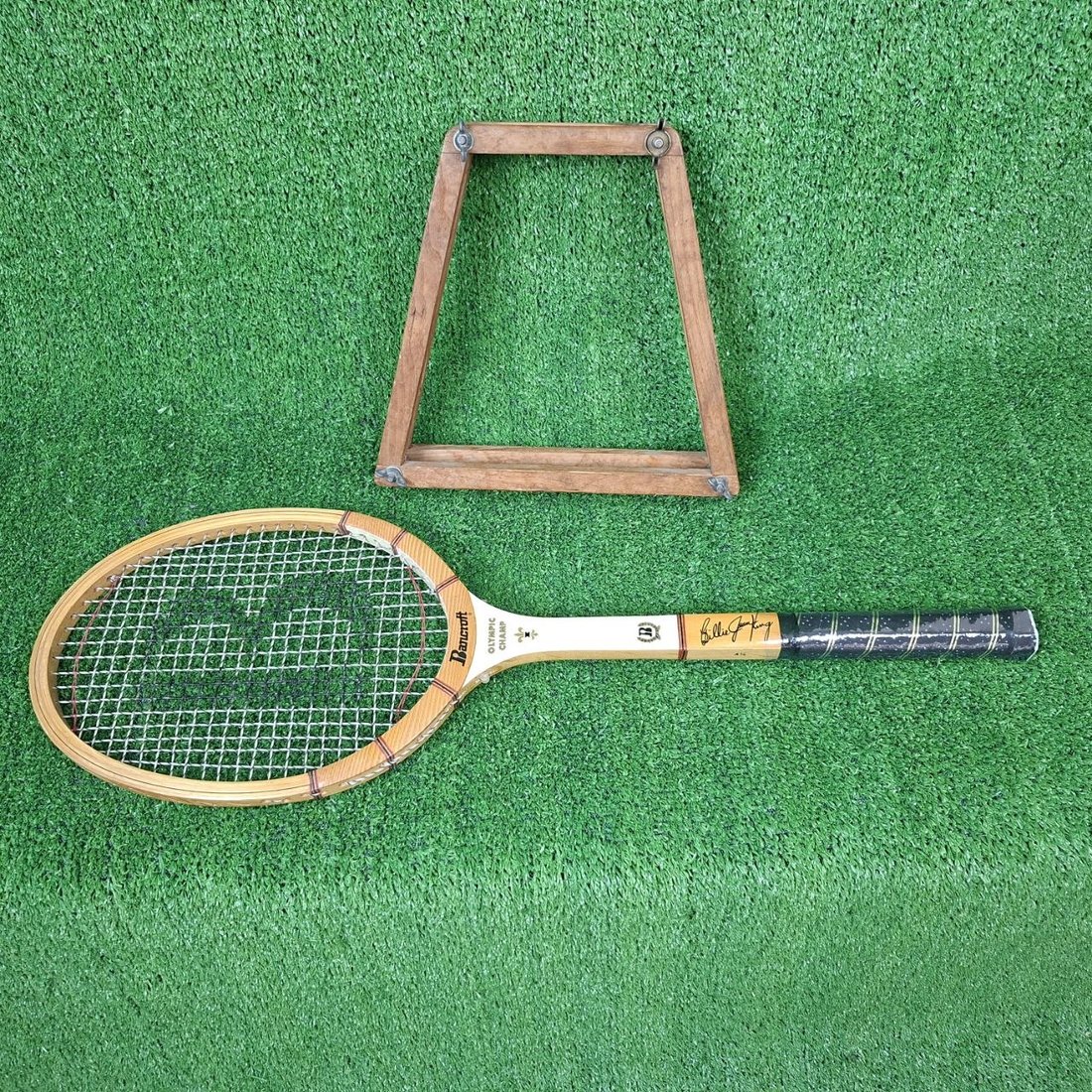 7/6 Винтажная теннисная ракетка Bancroft Olympic Champ — теннисная ракетка, фото товара