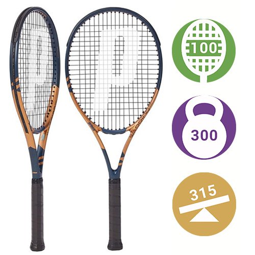 Prince Warrior 100 Gold 300 грамм — теннисная ракетка, фото товара