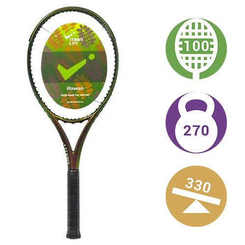 Tennis Life Green Rowan (270 грамм) — теннисная ракетка, фото товара