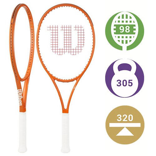 Wilson Blade 98 16x19 Version 9.0 Roland Garros (2025) — теннисная ракетка, фото товара