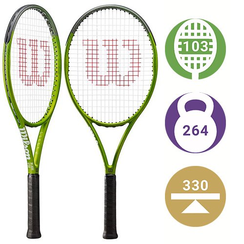 Wilson Blade Feel 103 Dark Green — теннисная ракетка, фото товара