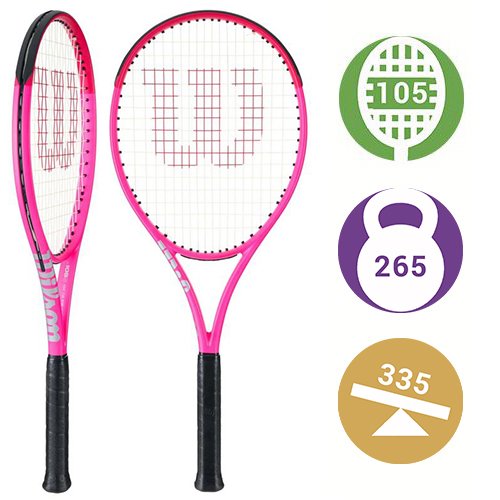 Wilson Burn 105S Pink V6 (2026) — теннисная ракетка, фото товара