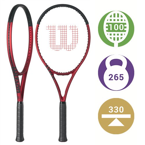 Wilson Clash 100UL V2.0 — теннисная ракетка, фото товара