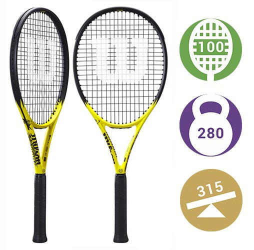 Wilson Minions Clash 100L V2.0 — теннисная ракетка, фото товара