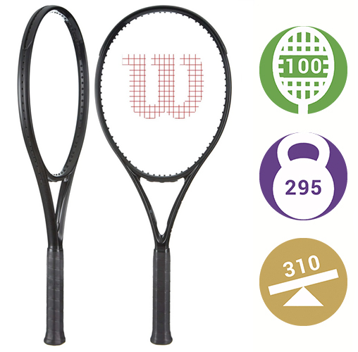 Wilson Noir Clash 100 V2.0 — теннисная ракетка, фото товара
