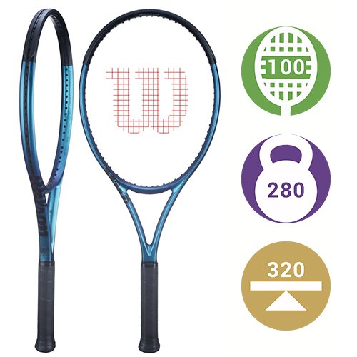 Wilson Ultra 100L V4.0 — теннисная ракетка, фото товара
