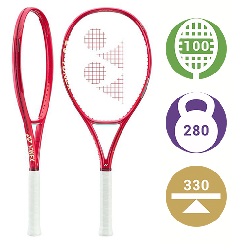Yonex Vcore 100L Ruby Red (2026) — теннисная ракетка, фото товара