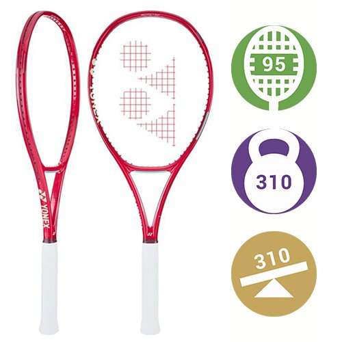 Yonex Vcore 95 Ruby Red (2026) — теннисная ракетка, фото товара