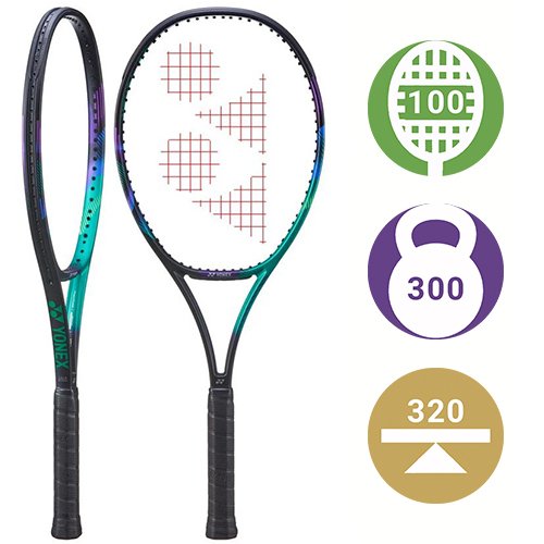 Yonex Vcore Pro 100 300 грамм Green/Purple — теннисная ракетка, фото товара