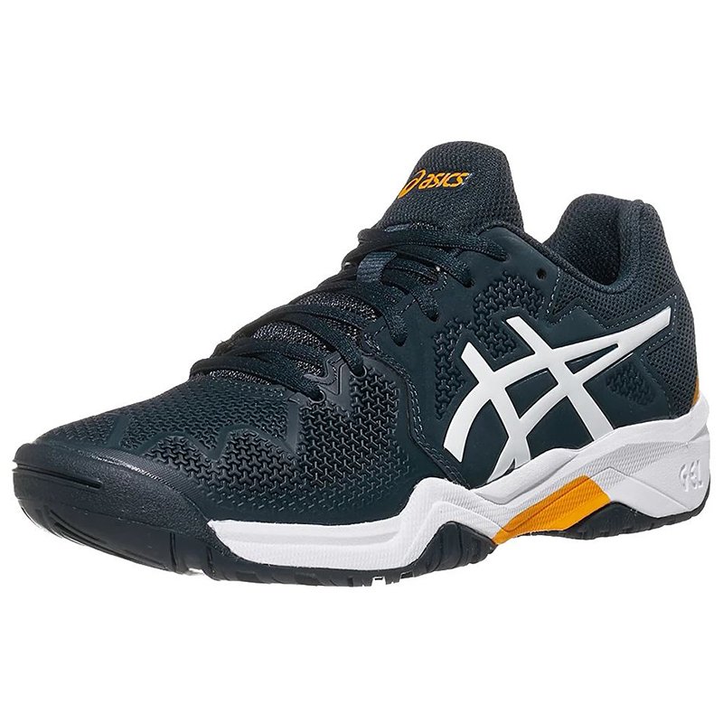 Asics Детские теннисные кроссовки Gel-Resolution 8 French Blue/White — теннисные кроссовки, фото товара