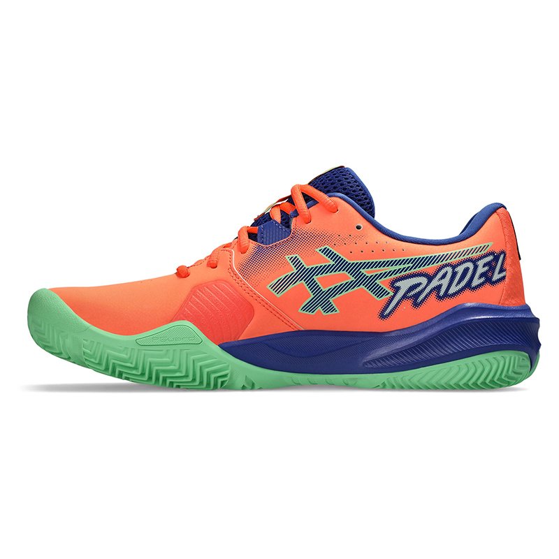 Asics для падел Gel-Challenger 15 Padel Vivid Coral/Dark Cobalt — теннисные кроссовки, фото товара