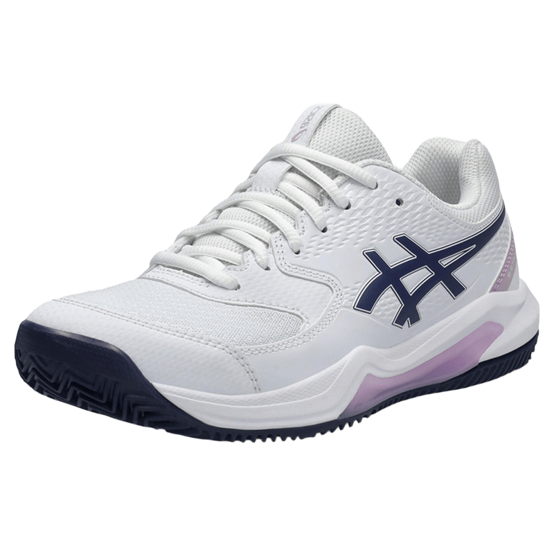 Asics Gel-Dedicate 8 Clay White/Indigo Fog — теннисные кроссовки, фото товара