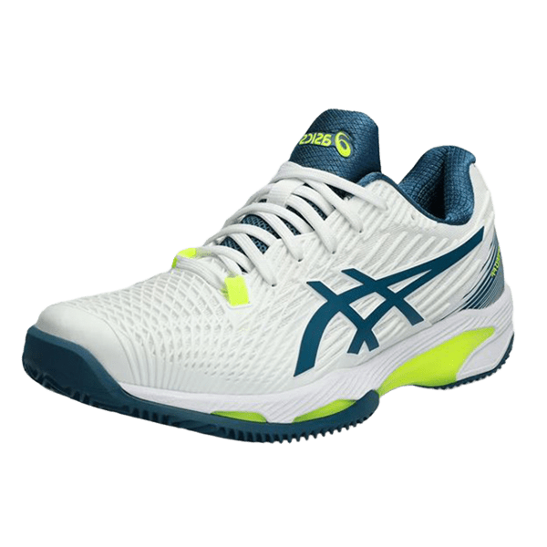 Asics Gel-Solution Speed FF 2 Clay White/Restful Teal — теннисные кроссовки, фото товара