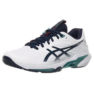 Asics Solution Speed FF 4 White/Midnight — теннисные кроссовки, фото товара