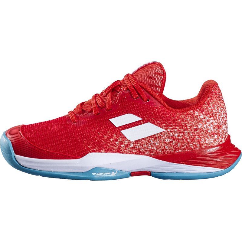 Babolat Детские теннисные кроссовки Jet Mach 3 All Court Fiesta Red — теннисные кроссовки, фото товара