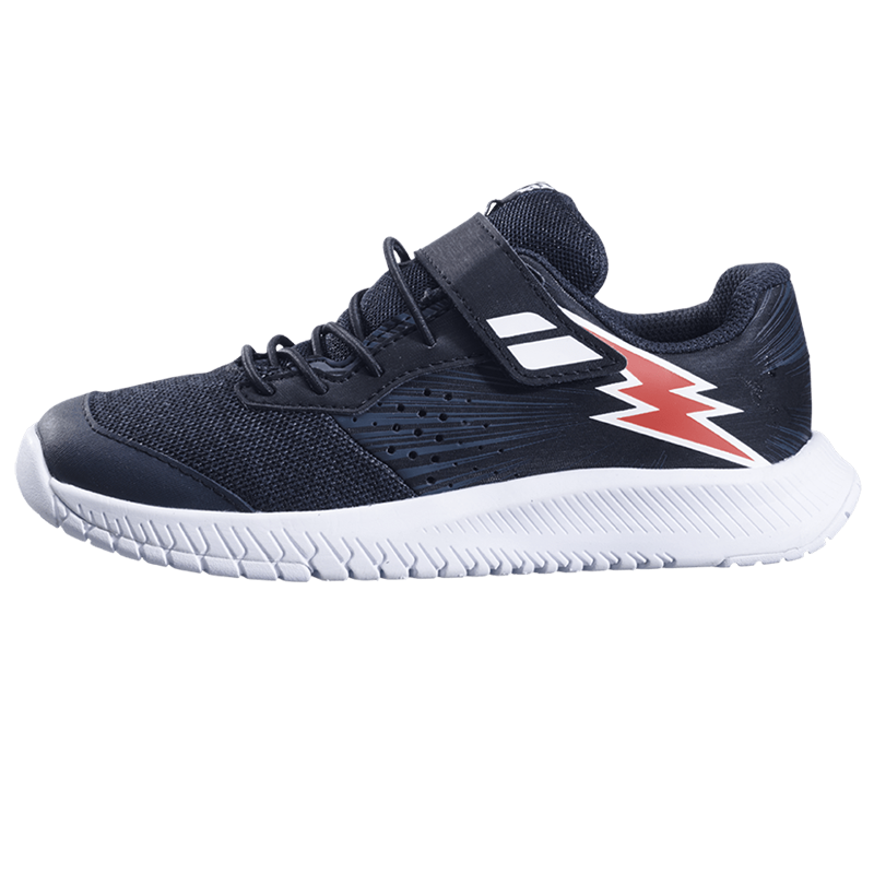 Babolat Детские теннисные кроссовки Pulsion Kid All Court Black/Red — теннисные кроссовки, фото товара