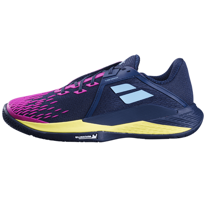 Babolat Propulse Fury 3 All Court Dark Blue/Pink Aero — теннисные кроссовки, фото товара