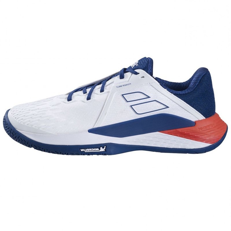Babolat Propulse Fury 3 All Court White/Estate Blue — теннисные кроссовки, фото товара