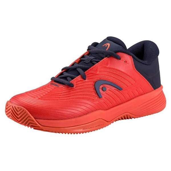 Head Детские теннисные кроссовки Revolt Pro 4.5 Clay Red/Dark Blue — теннисные кроссовки, фото товара