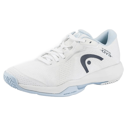 Head Sprint Evo 4.0 White/Light Blue — теннисные кроссовки, фото товара