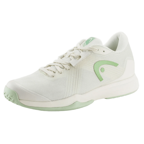 Head Sprint Team 4.0 Women Chalk White/Light Green — теннисные кроссовки, фото товара