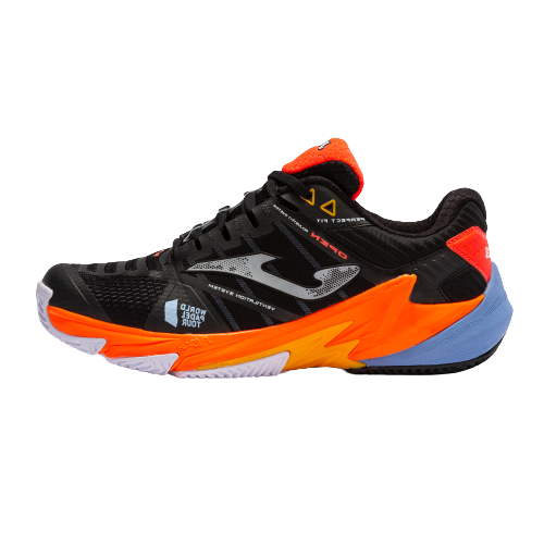 Joma T.Open 2201 Clay Black/Coral — теннисные кроссовки, фото товара