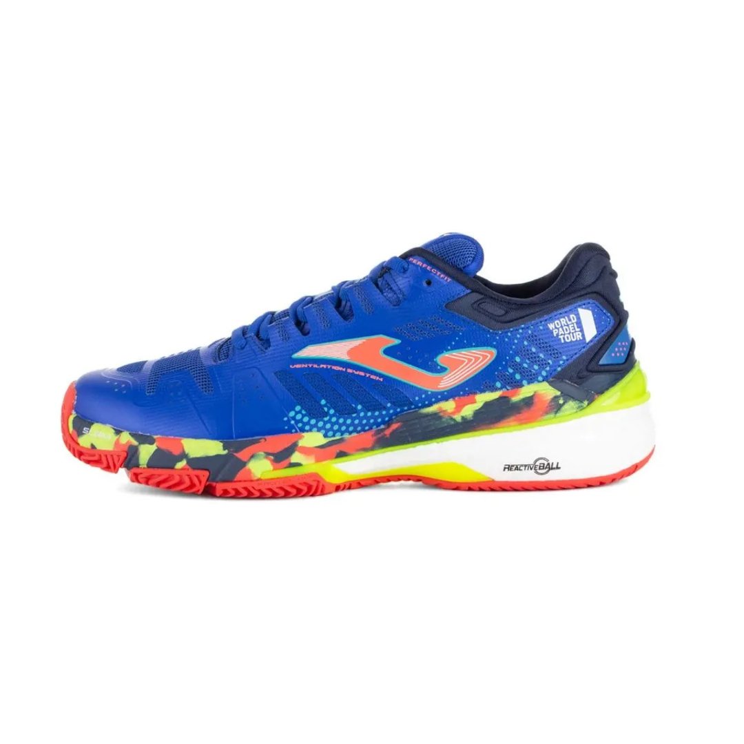 Joma T.Slam Men 2209 Lemon/Fluor/Navy — теннисные кроссовки, фото товара