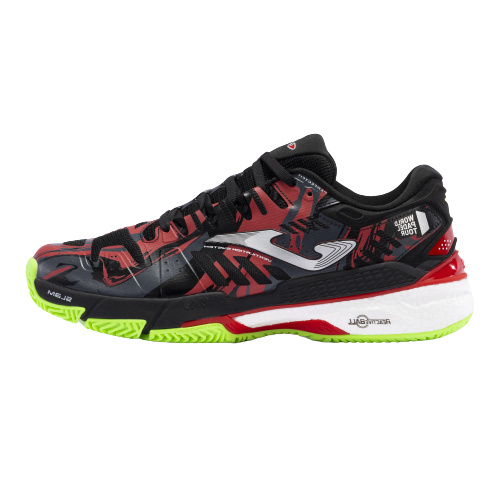 Joma T.Slam Men 2301 Clay Black/Dark Red — теннисные кроссовки, фото товара