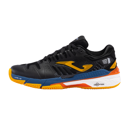 Joma T.Slam Men 2301 Clay Black/Orange/Blue — теннисные кроссовки, фото товара
