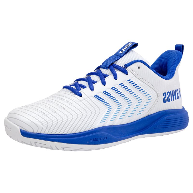K-Swiss Теннисные кроссвоки Ultrashot Light White/Blue — теннисные кроссовки, фото товара