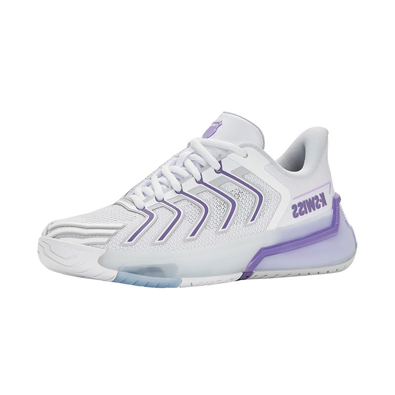 K-Swiss Ultrashot 4 White/Purple — теннисные кроссовки, фото товара