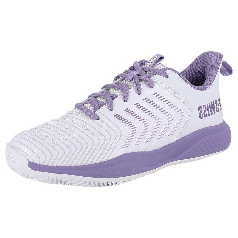 K-Swiss Ultrashot Light White/Purple — теннисные кроссовки, фото товара