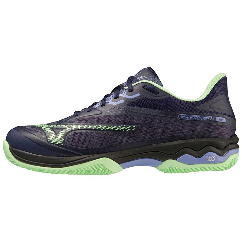 Mizuno Wave Exceed Light 2 Clay Court Evening Blue/Patina Green — теннисные кроссовки, фото товара