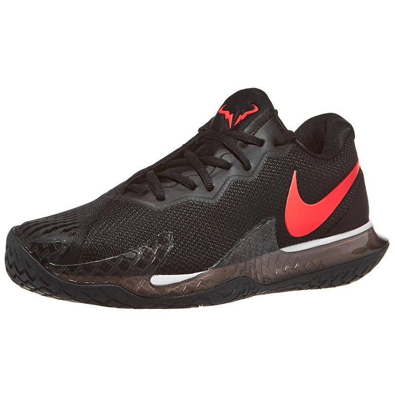 Nike Court Zoom Vapor Cage 4 Rafa Black/Barely Grape/Siren Red — теннисные кроссовки, фото товара