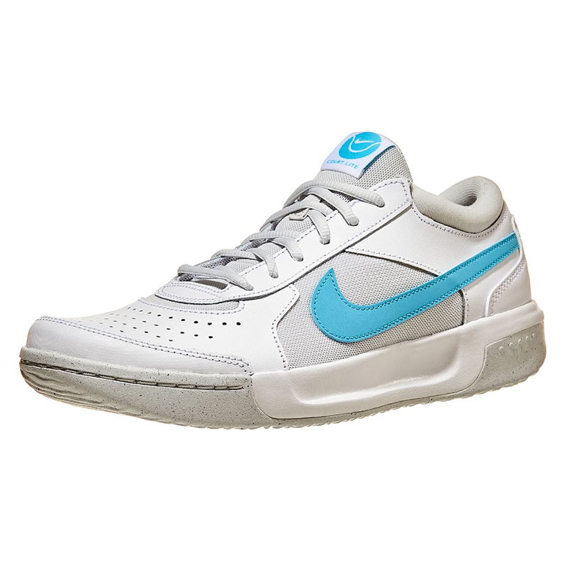 Nike Zoom Court Lite 3 White/Blue — теннисные кроссовки, фото товара