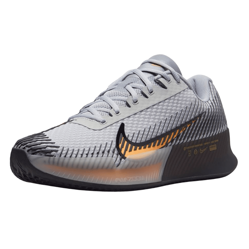 Nike Zoom Vapor 11 Clay Wolf Grey/Orange/Black — теннисные кроссовки, фото товара