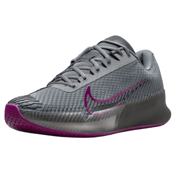 Nike Zoom Vapor 11 Grey/Sangria/Black — теннисные кроссовки, фото товара