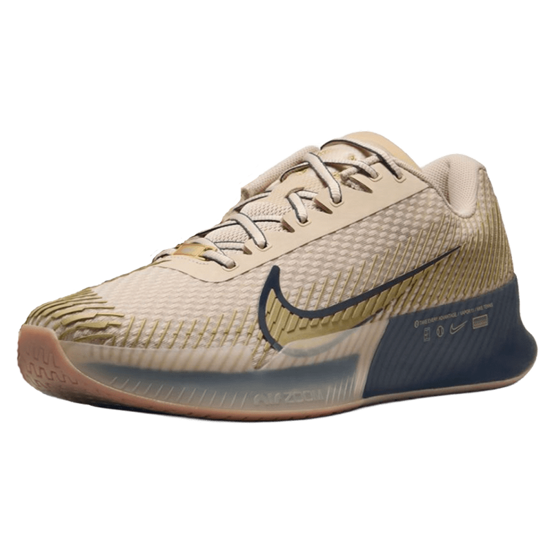 Nike Zoom Vapor 11 Premium Sanddrift/Gold/Blue — теннисные кроссовки, фото товара