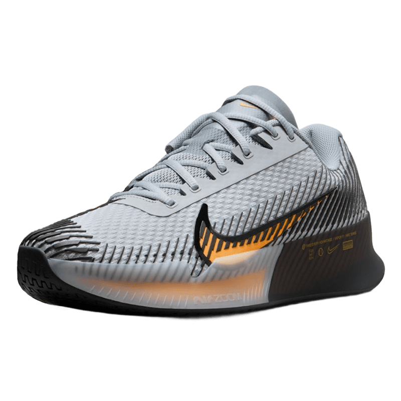Nike Zoom Vapor 11 Wolf Grey/Orange/Black — теннисные кроссовки, фото товара