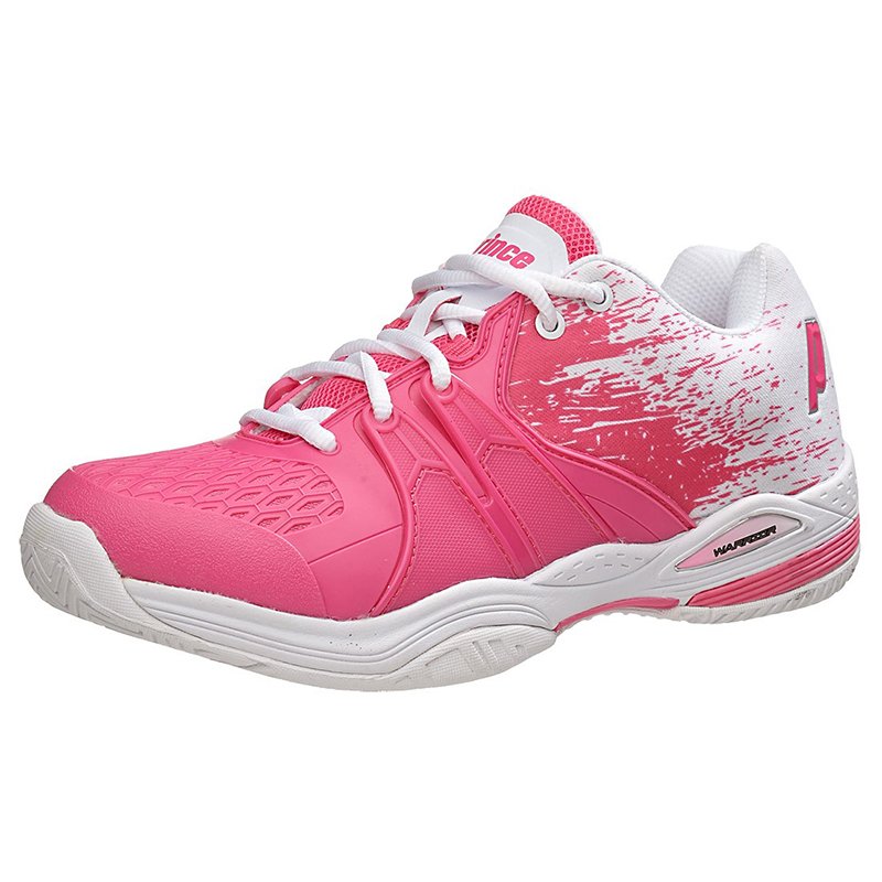 Prince Warrior Lite White/Pink — теннисные кроссовки, фото товара