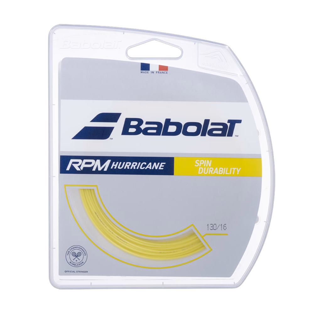 Babolat RPM Hurricane Yellow 1.25 (12 м) — теннисная ракетка Струны Babolat RPM Hurricane Yellow 1.25 (12 м)