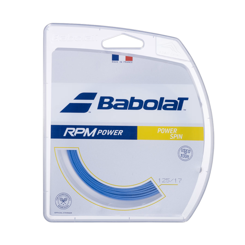 Babolat RPM Power Electric Blue 1.25 (12 м) — теннисная ракетка Струны Babolat RPM Power Electric Blue 1.25 (12 м)