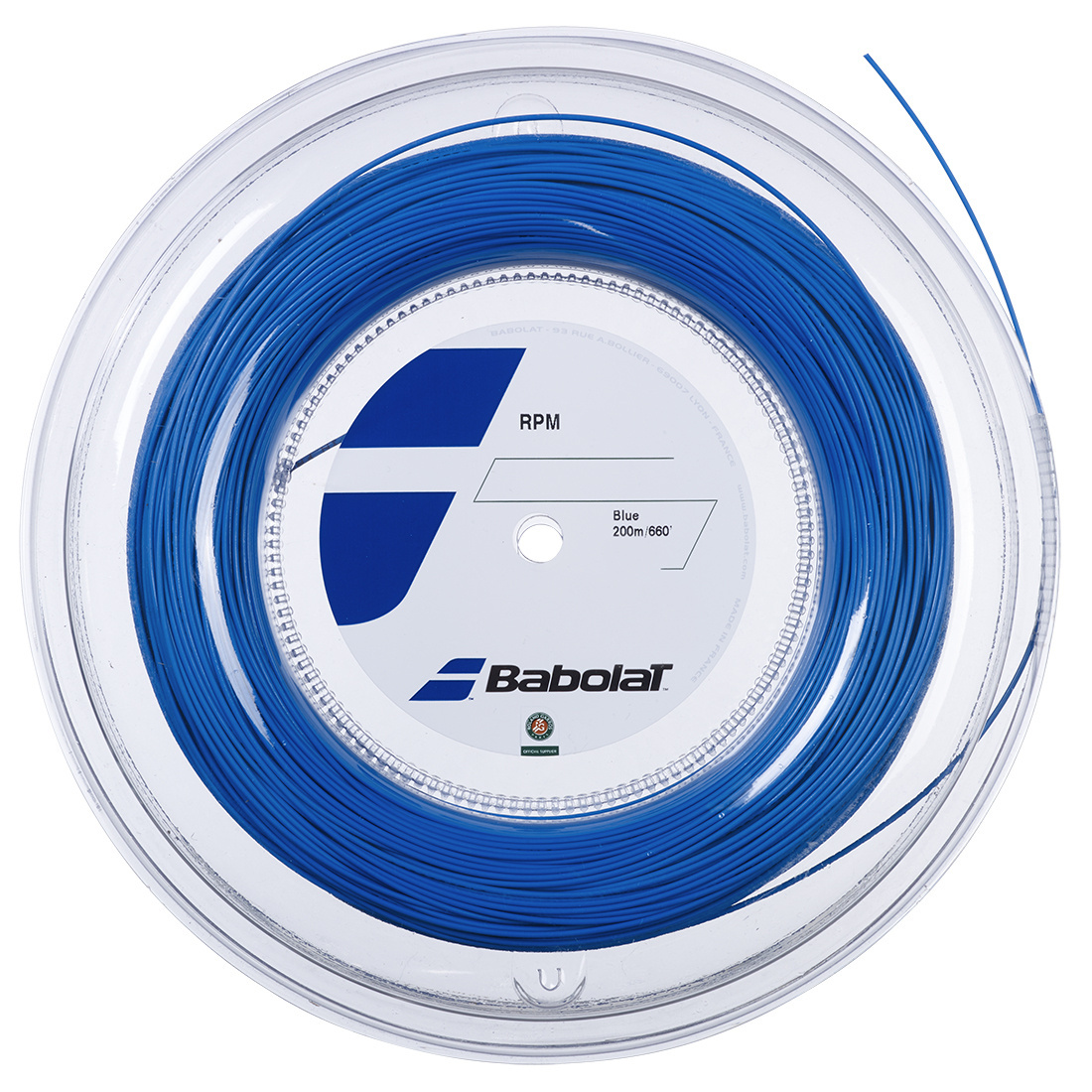 Babolat RPM Power Electric Blue 200M — теннисная ракетка Струны Babolat RPM Power Electric Blue 200M